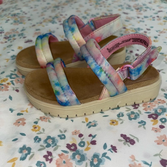 Cat & Jack Other - Cat & Jack tie-dye sandals